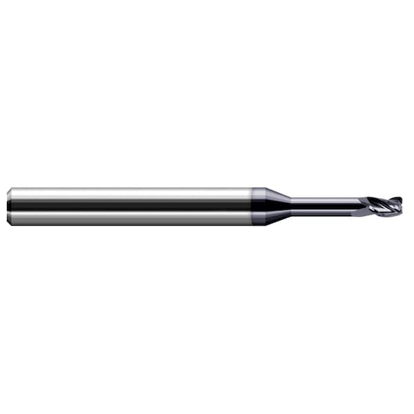 Miniature End Mill - 3 Flute - Corner Radius